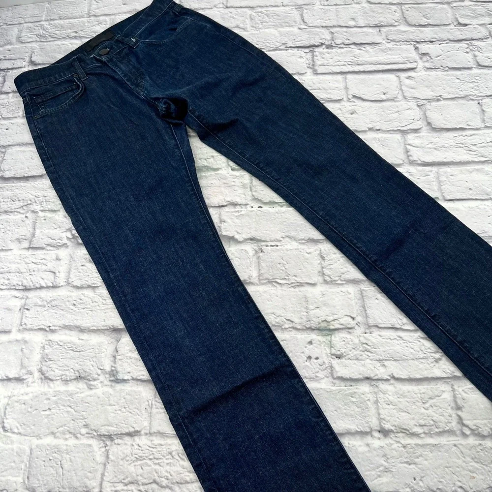 J Brand Kane Slim Straight Jeans Dark Wash Soft Stretch Women's Size 29